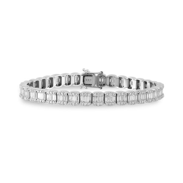 5.22 KARAT BAGET PIRLANTA BİLEKLİK