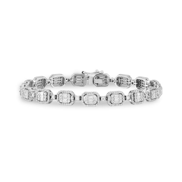2,55 KARAT BAGET PIRLANTA BİLEKLİK