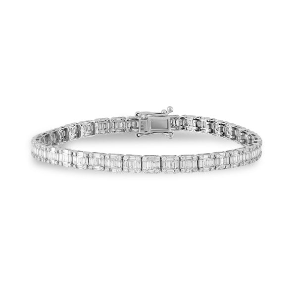 4,76 KARAT BAGET PIRLANTA BİLEKLİK